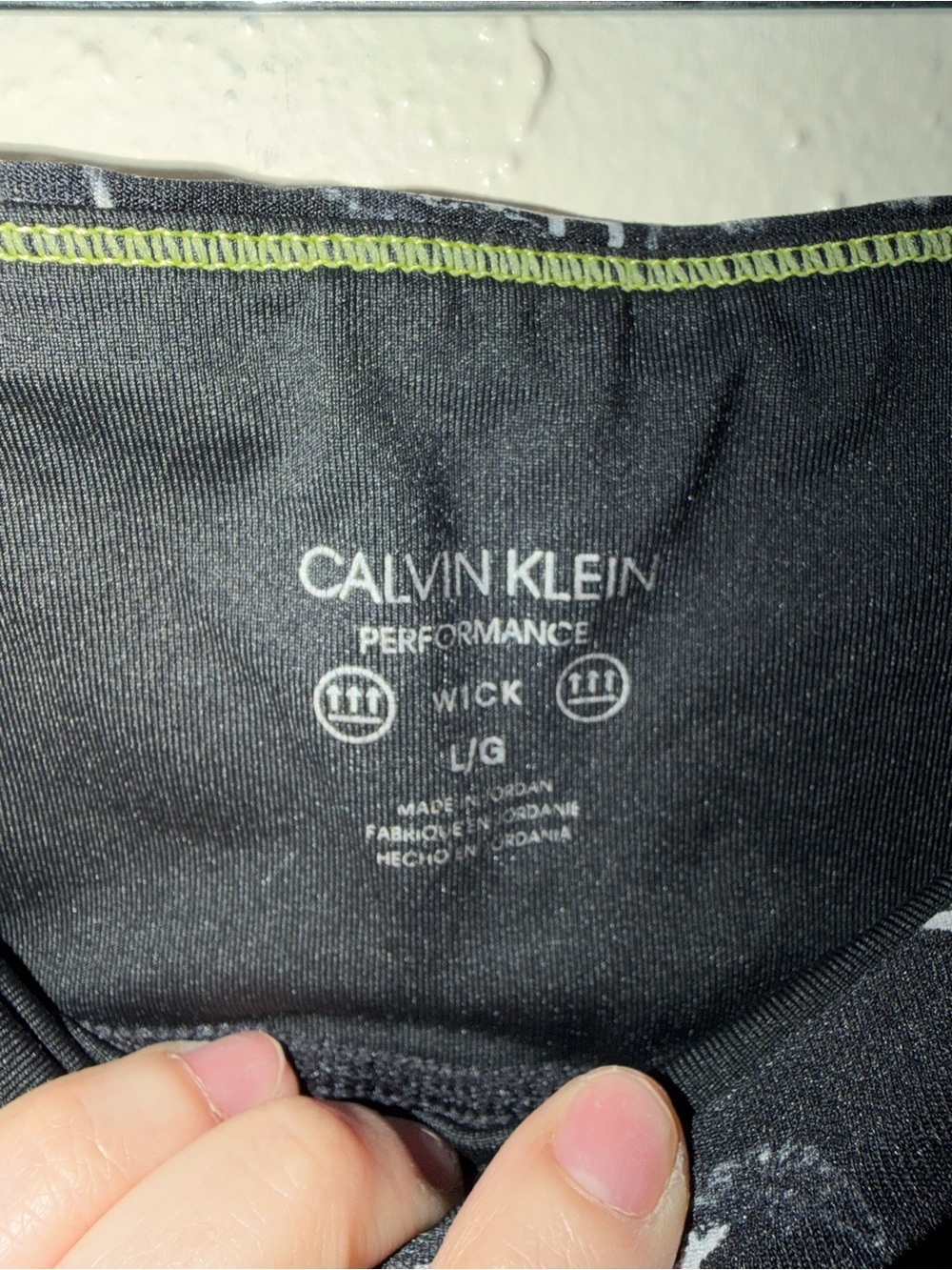 Calvin Klein Black & White Logo Bike Shorts - Picture 6 of 7